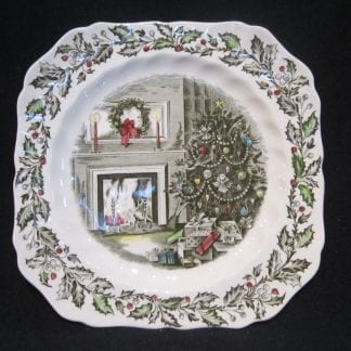 Johnson Brothers Merry Christmas Square Salad Plate