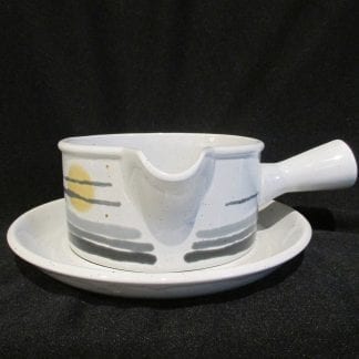 Midwinter Night Gravy Boat & Stand