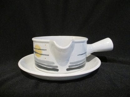 Midwinter Night Gravy Boat & Stand