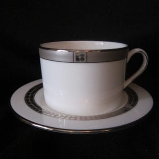 Kate Spade Noel Platinum Cup & Saucer NEW