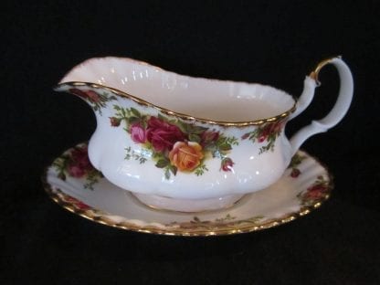 Royal Albert Old Country Roses Gravy Boat & Stand