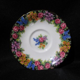 Paragon Old English Garden Demi-Tasse Saucer Only