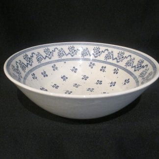Johnson Brothers Petite Fleur Blue Round Vegetable Bowl