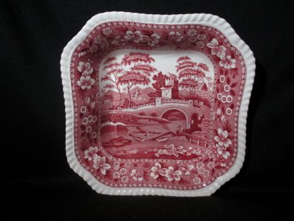 Spode Tower Pink Square Vegetable Bowl