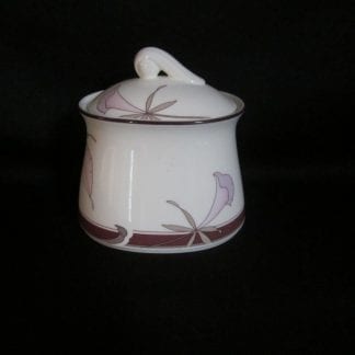 Noritake Plum Orchid 9098 Covered Sugar
