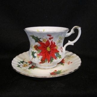 Royal Albert Poinsettia Demi-Tasse Cup & Saucer