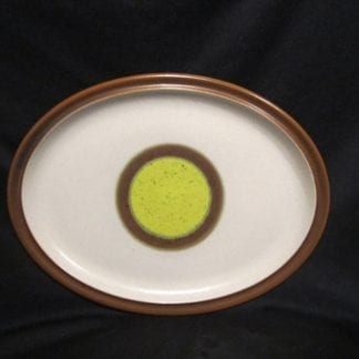 Denby Potters Wheel Yellow Oval Platter - 13 inch