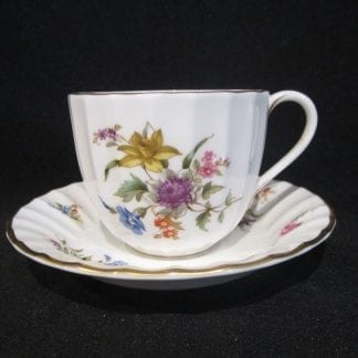 Royal Worcester Roanoke White Demi-Tasse Cup & Saucer