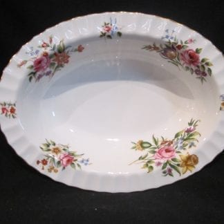 Royal Worcester Roanoke White Oval Vegetable Bowl