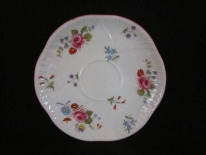 Shelley Rose & Red Daisy 13425 Saucer Only