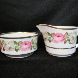 Royal Worcester Royal Garden AD Cream & Sugar