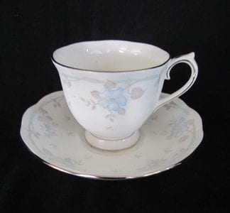 Royal Albert Satin Rose Cup & Saucer NEW