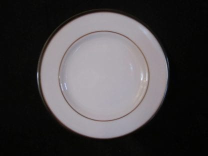 Minton Saturn Black Bread & Butter Plate