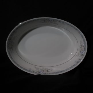 Noritake Silk Garland 3792 Oval Vegetable Bowl