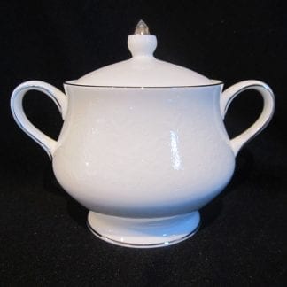 Wedgwood Silver Ermine R4452 Covered Sugar