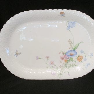 Mikasa Something Blue Oval Platter