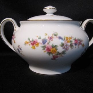 Minton Spring Flowers Covered Sugar 