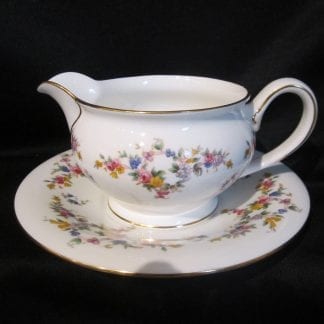 Minton Spring Flowers Gravy Boat & Stand