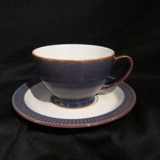 Denby Storm Plum Cup & Saucer