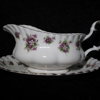 Royal Albert Sweet Violets Gravy Boat & Stand