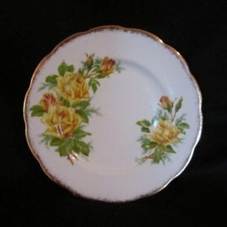 Royal Albert Yellow Tea Rose Salad Plate