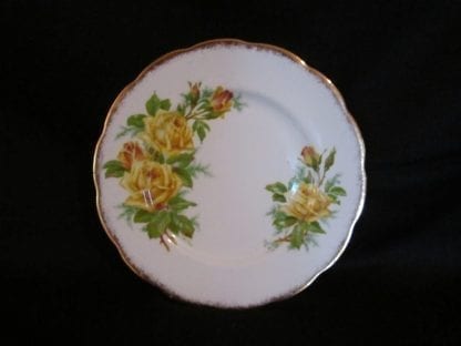 Royal Albert Yellow Tea Rose Salad Plate