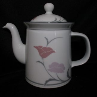Dansk Tivoli Belle Fleurs Gray Coffee Pot