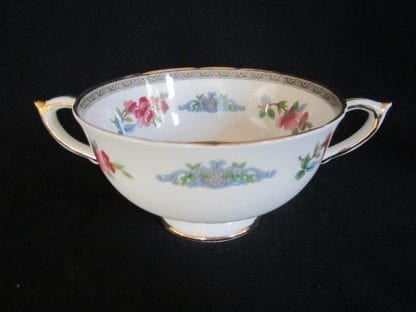 Paragon Tree Of Kashmir Cream Soup Bowl & Stand - Image 2