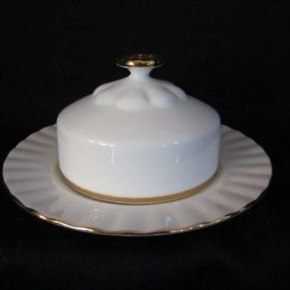 Royal Albert Val D'or Covered Butter Dish
