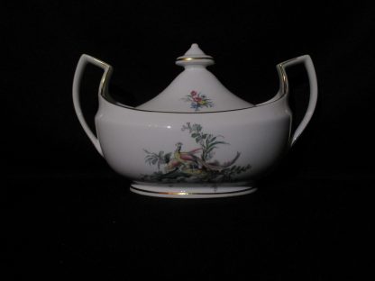 Royal Worcester Watteau Covered Sugar
