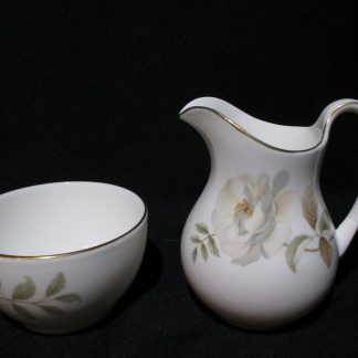 Royal Doulton Yorkshire Rose H5050 AD Cream & Sugar